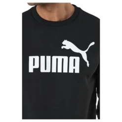 Ess Big Logo Crew Fl Puma Black