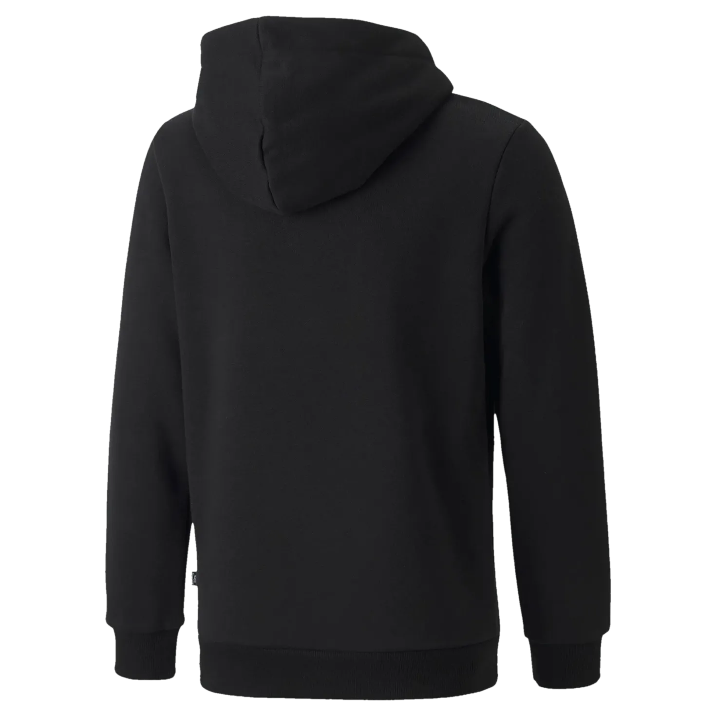 Ess+ 2 Col Big Logo Hoodie Fl Puma Black-vibrant Orange