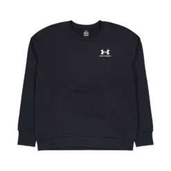 Essential Fleece Crew Black