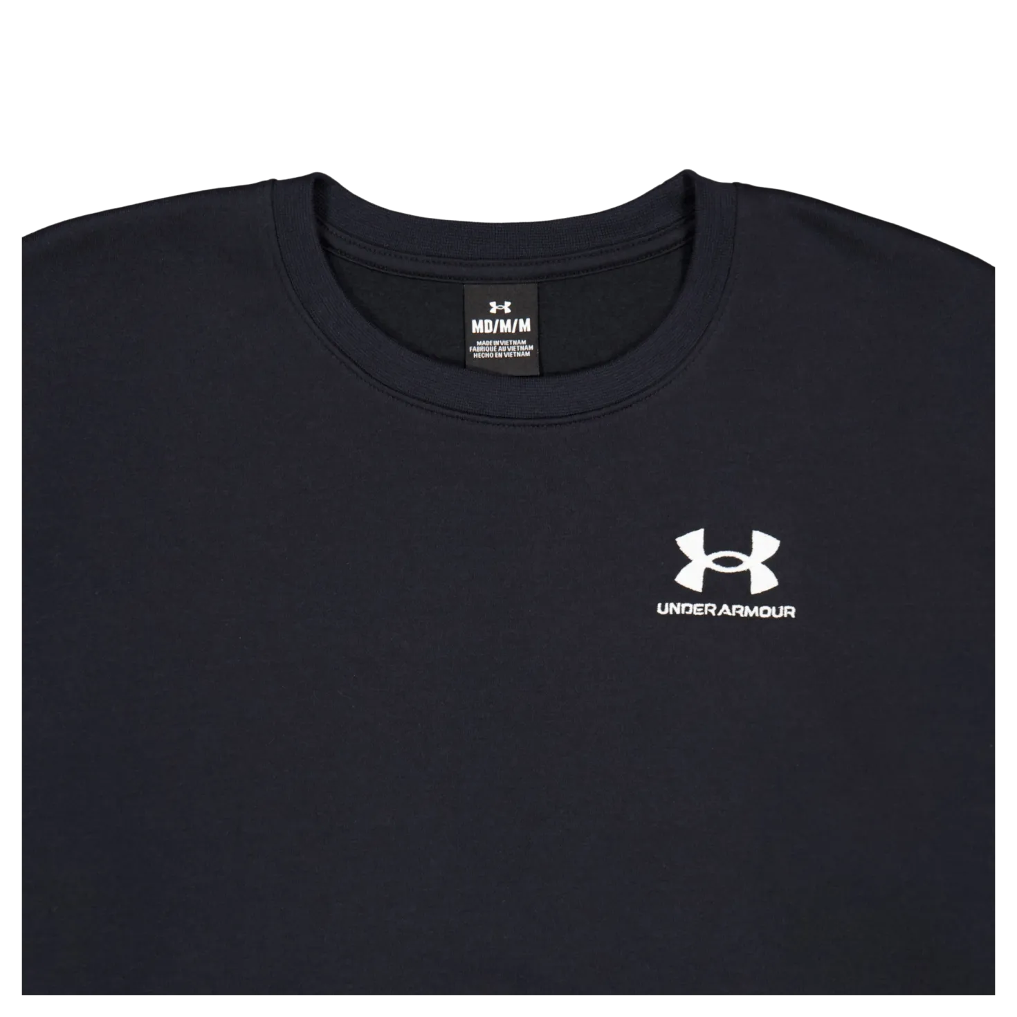 Essential Fleece Crew Black