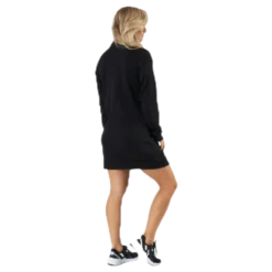 Ess+ Half-Zip Dress Tr Black