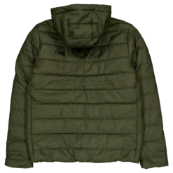 Ess Hooded Padded Jacket Dark Olive