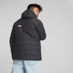 Ess Hooded Padded Jacket Puma Black