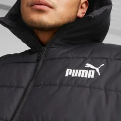 Ess Hooded Padded Jacket Puma Black