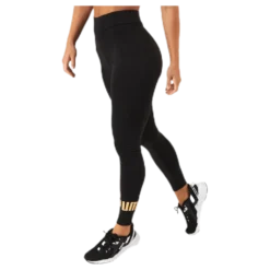 ESS Logo Leggings Black/Gold