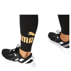 ESS Logo Leggings Black/Gold