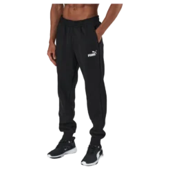 Ess Logo Pants Fl Cl Puma Black