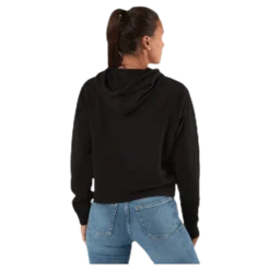 ESS+ Metallic Cropped Hoody TR Black/Gold