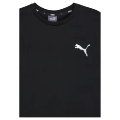Ess Small Logo Crew Fl Puma Black-cat