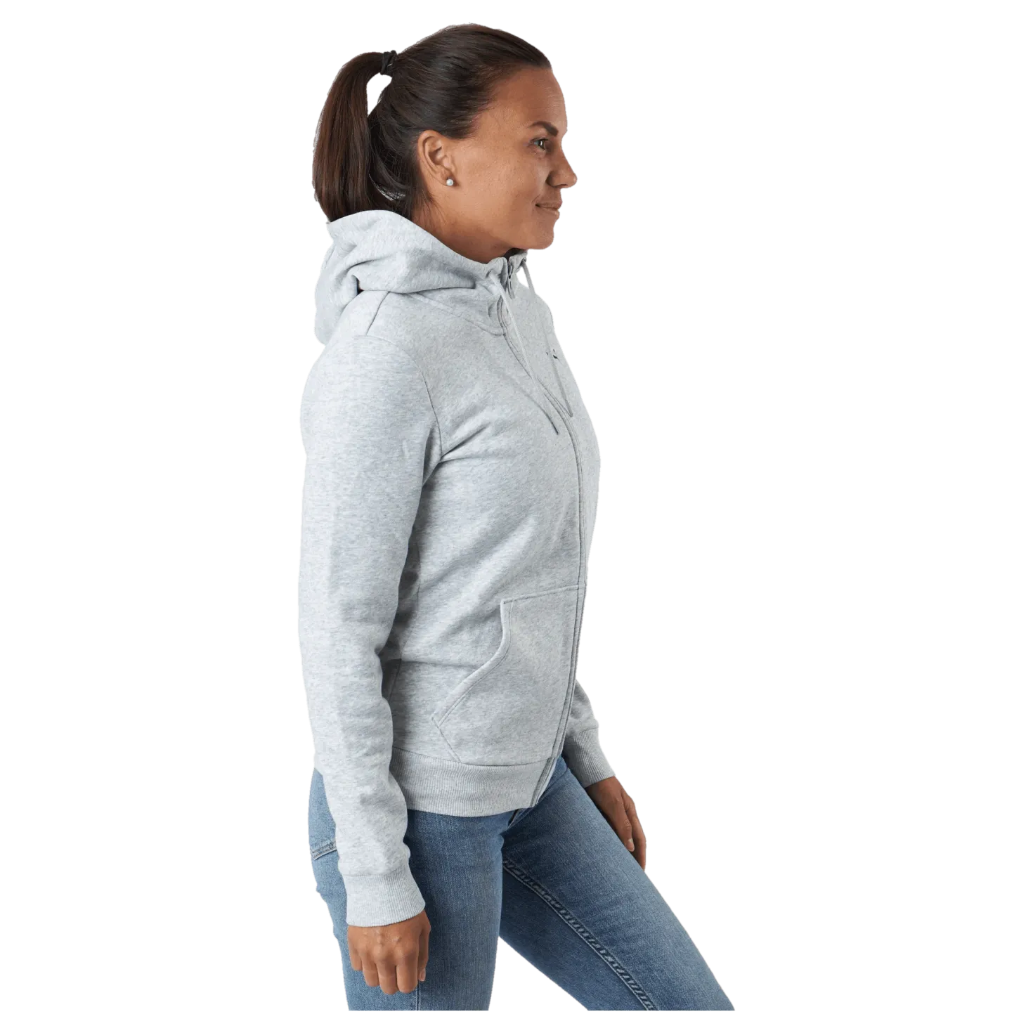 Ess Small Logo Full-zip Hoodie Puma Black Cat