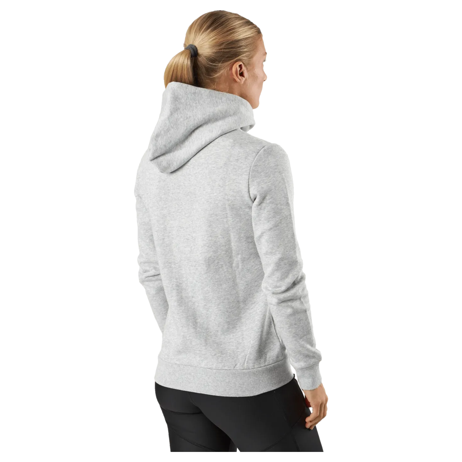 Ess Small Logo Full-zip Hoodie Light Gray Heather