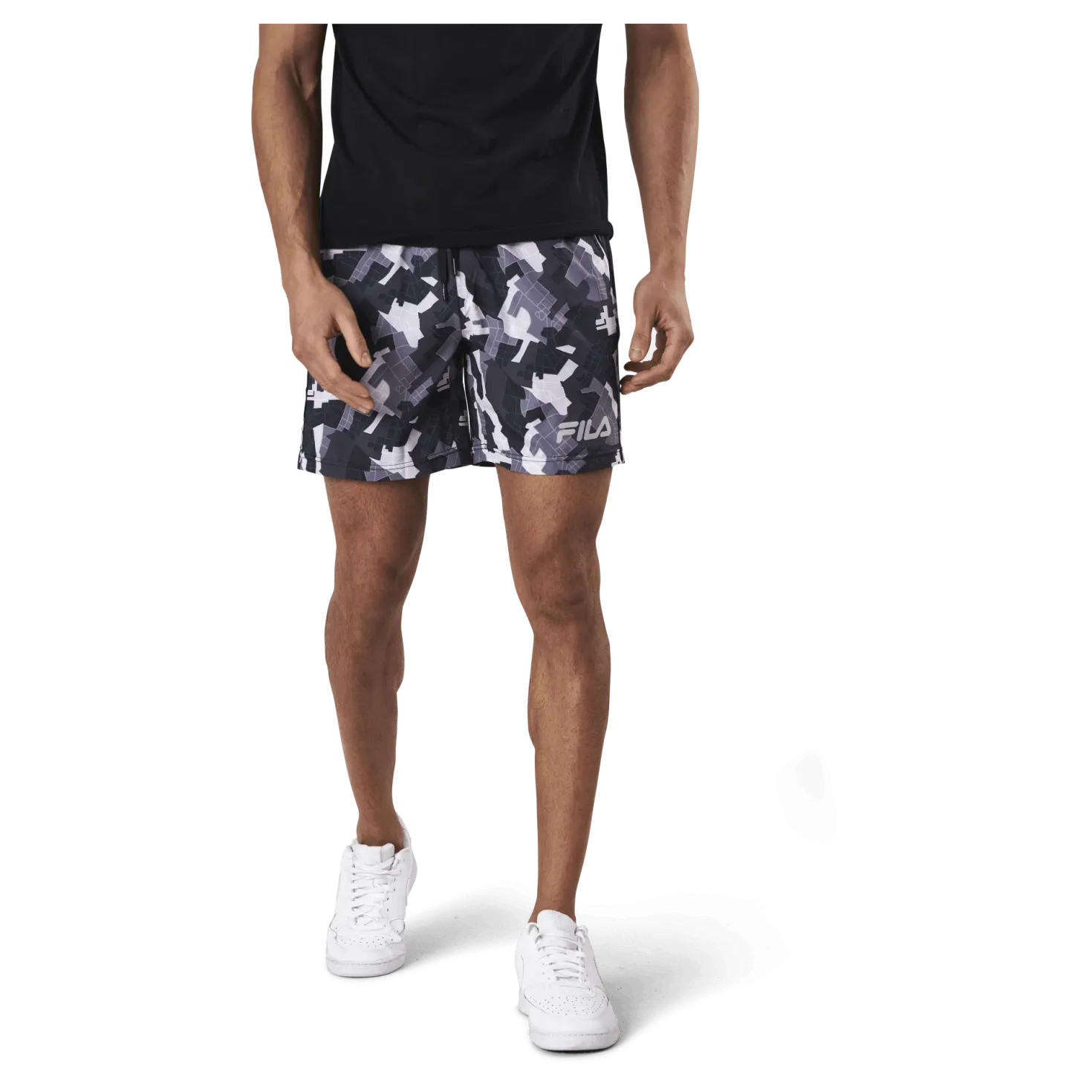 Everix Aop Shorts Grey