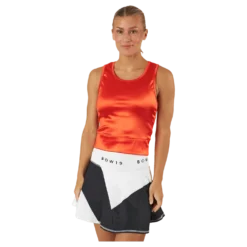 Evy Tank Top Red Metallic