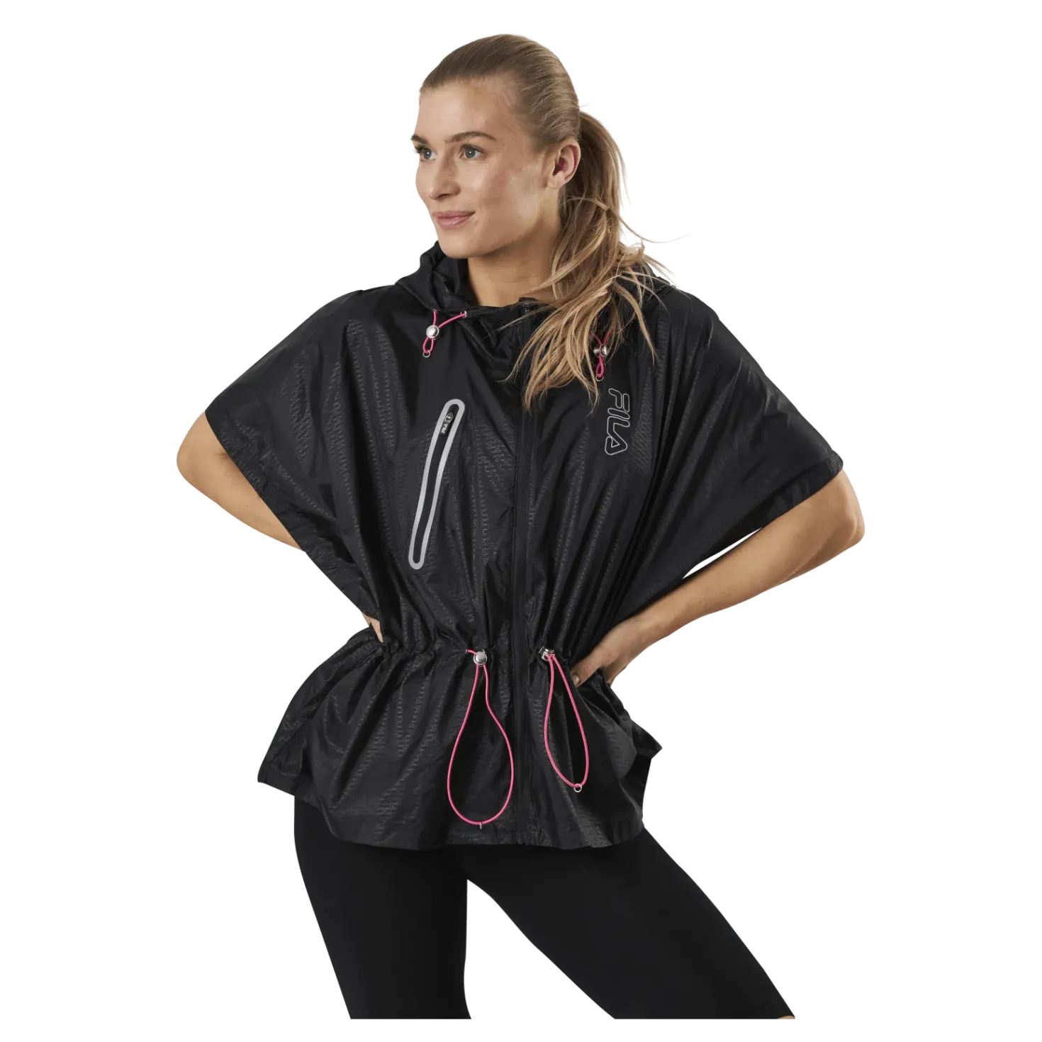 Eydie Wind Poncho Black