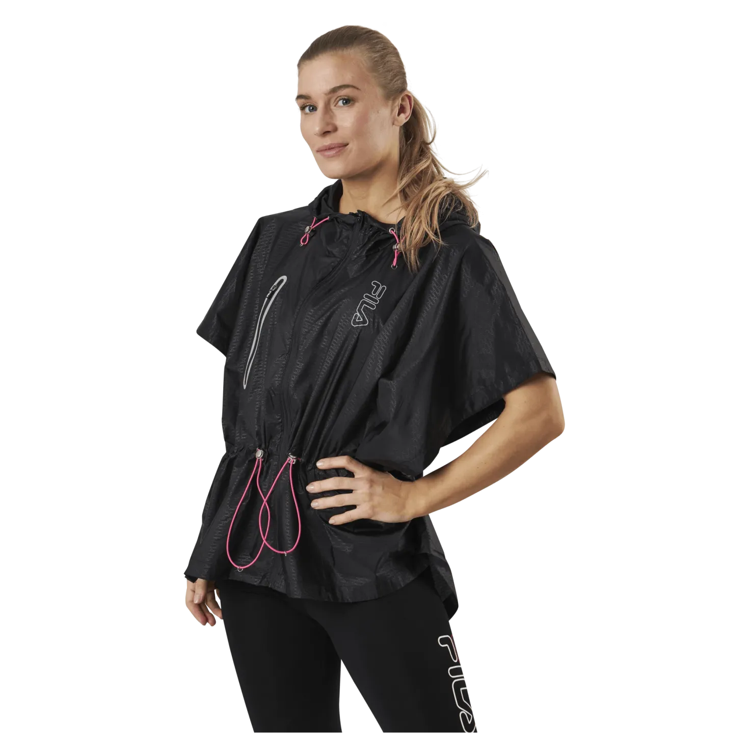 Eydie Wind Poncho Black