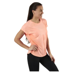 Fan Loose Burnout Ss Tee Orange
