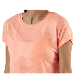 Fan Loose Burnout Ss Tee Orange