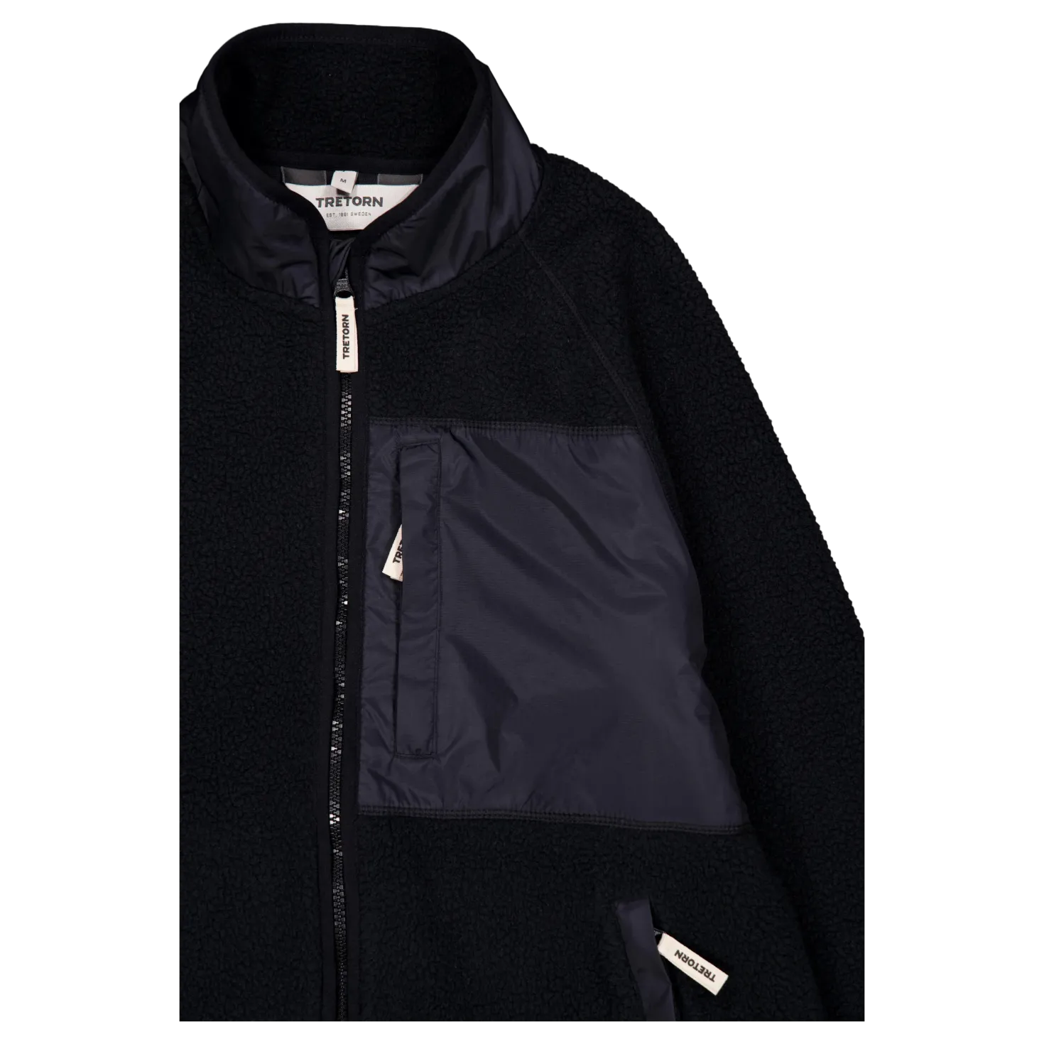 Farhult Pile Patch Jacket Black