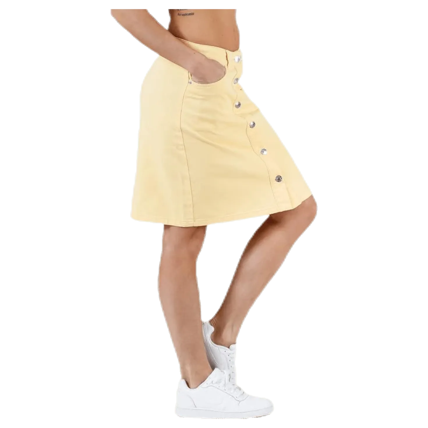 Farrah Color Dnm Skirt Yellow