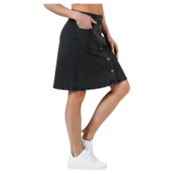 Farrah Reg Dnm Skirt Black