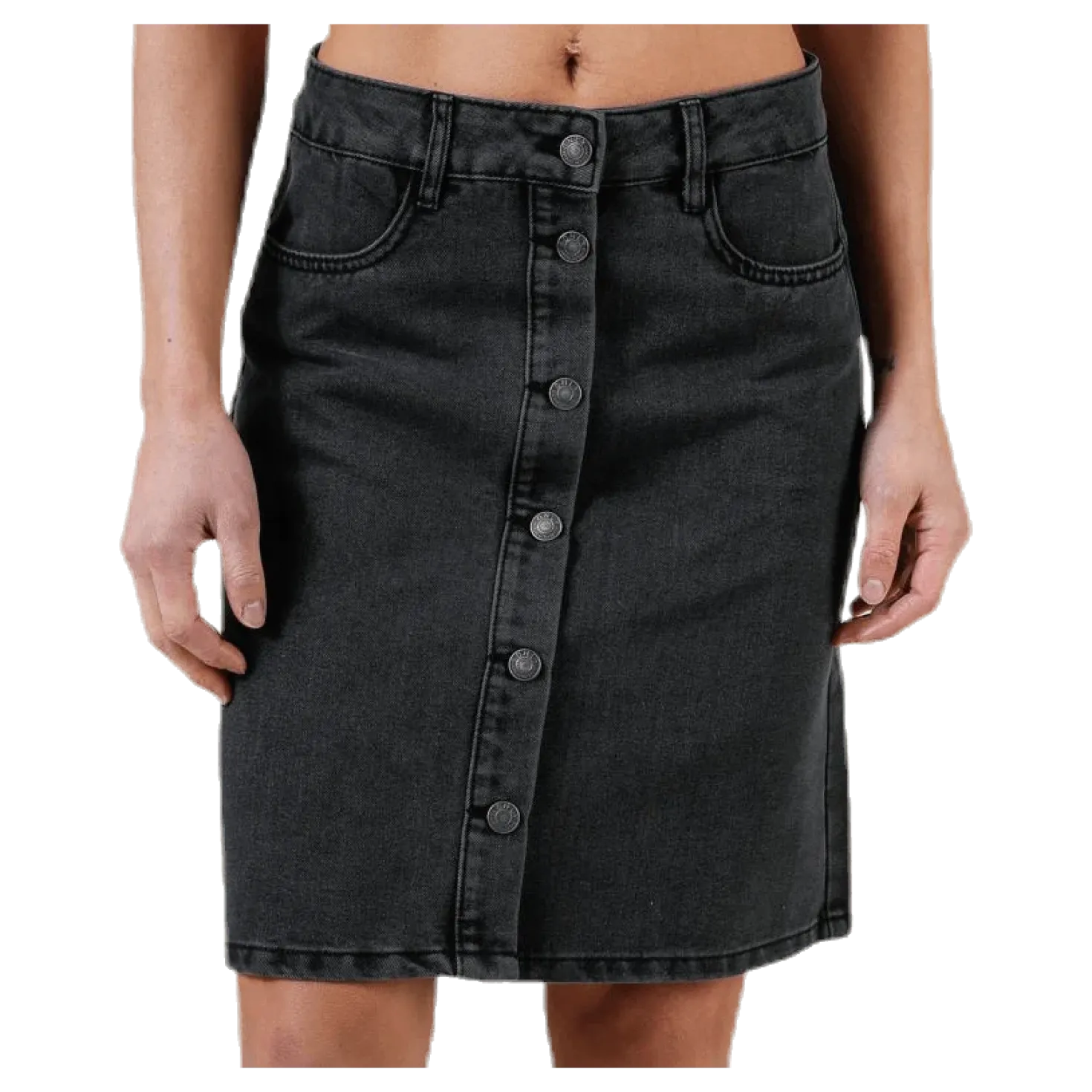 Farrah Reg Dnm Skirt Black
