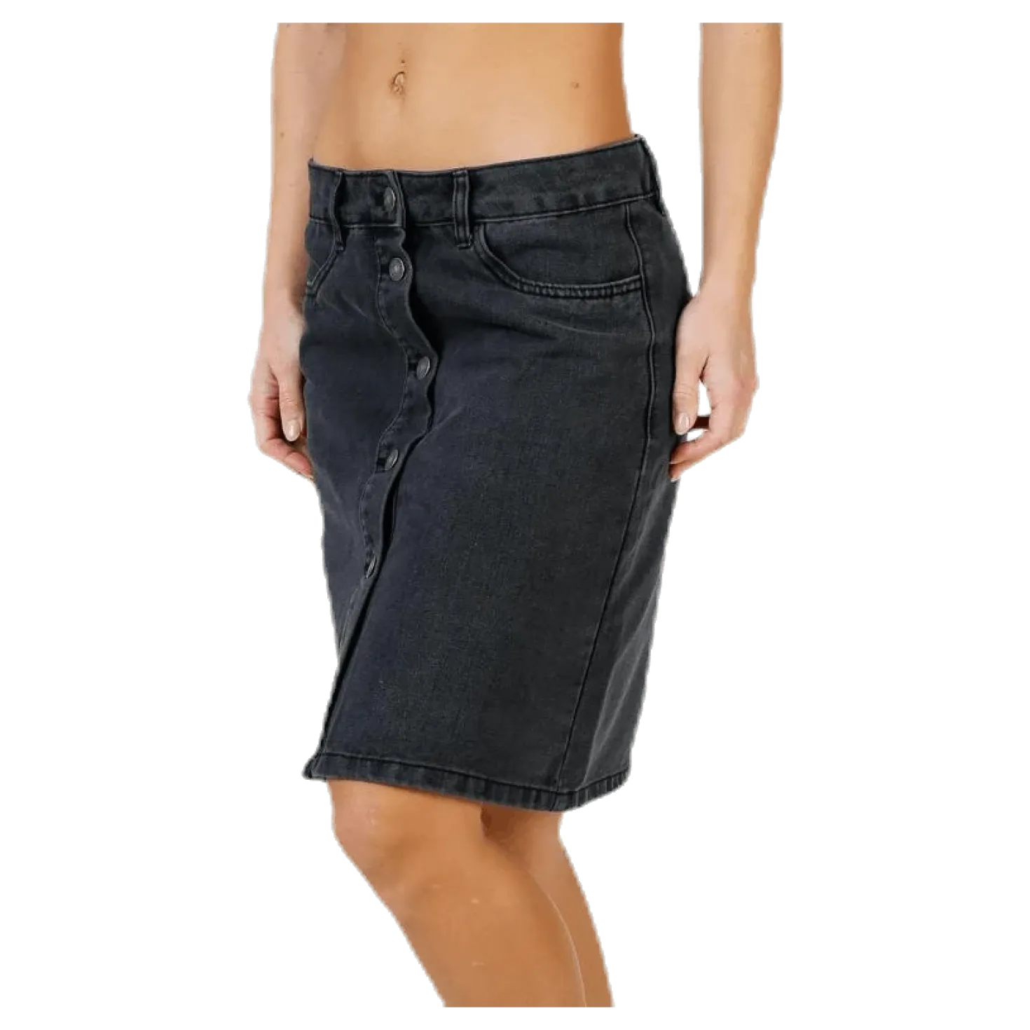 Farrah Reg Dnm Skirt Black