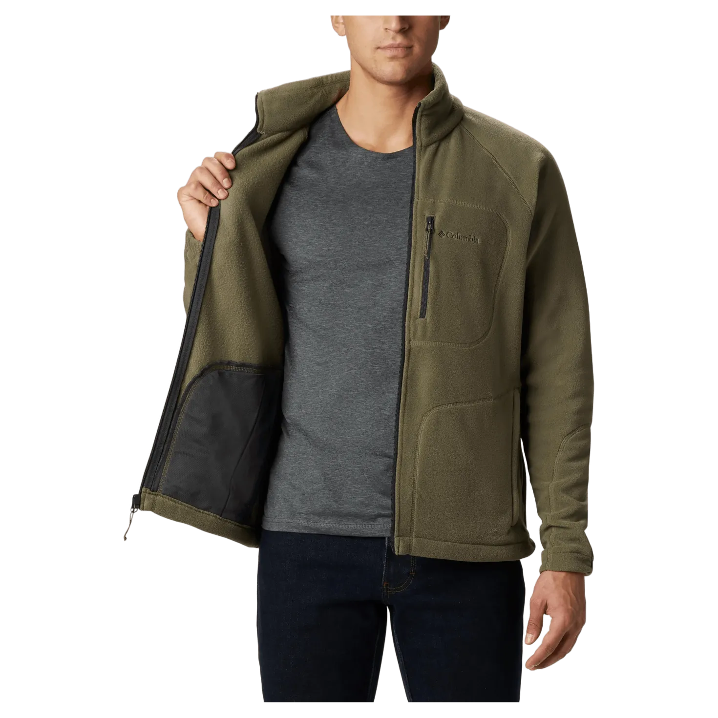 Fast Trek™ Ii Full Zip Fleece Stone Green
