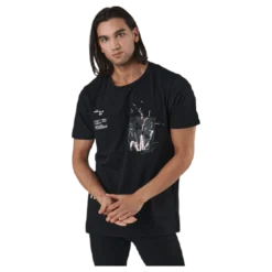 Fedo Tee Ss Crew Neck Svart