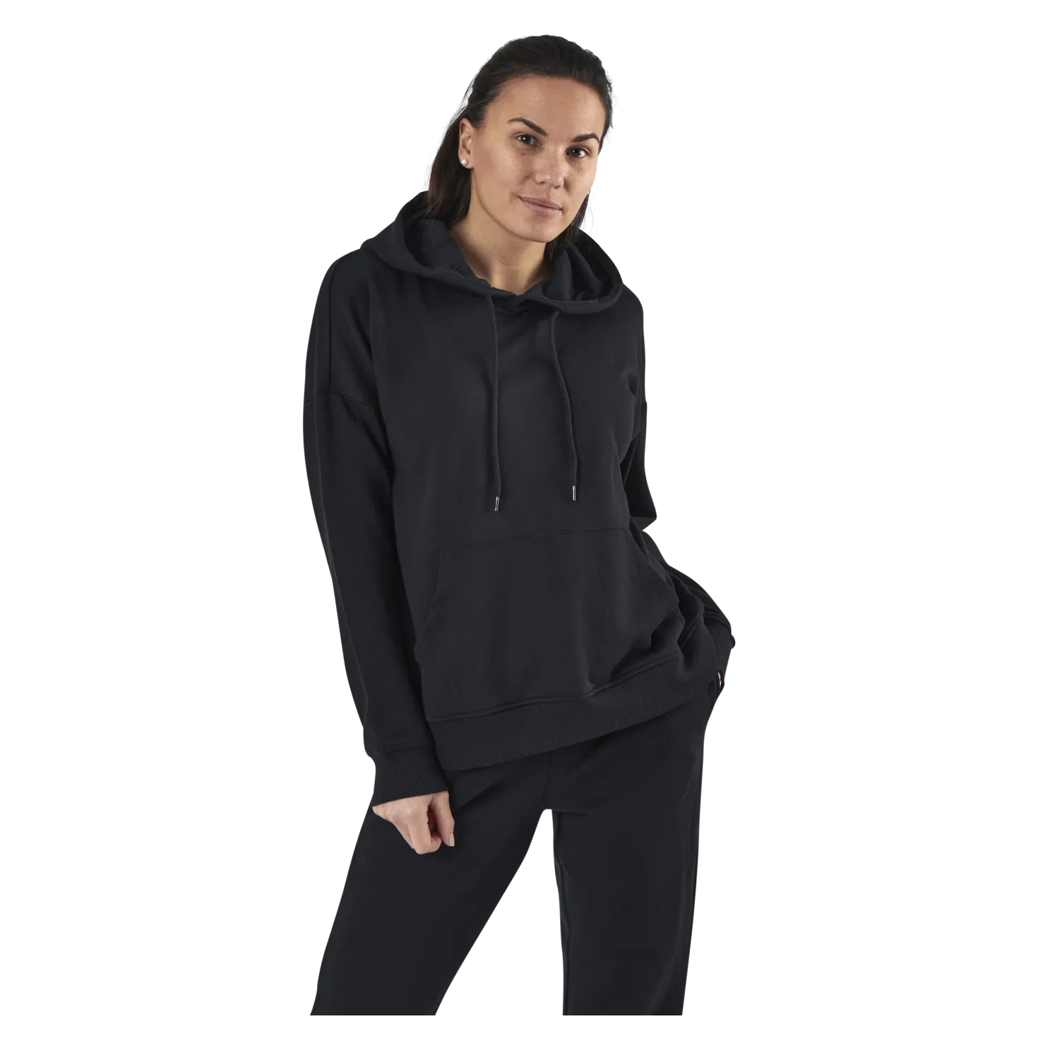 Feel Life L/S Hood Swt Black