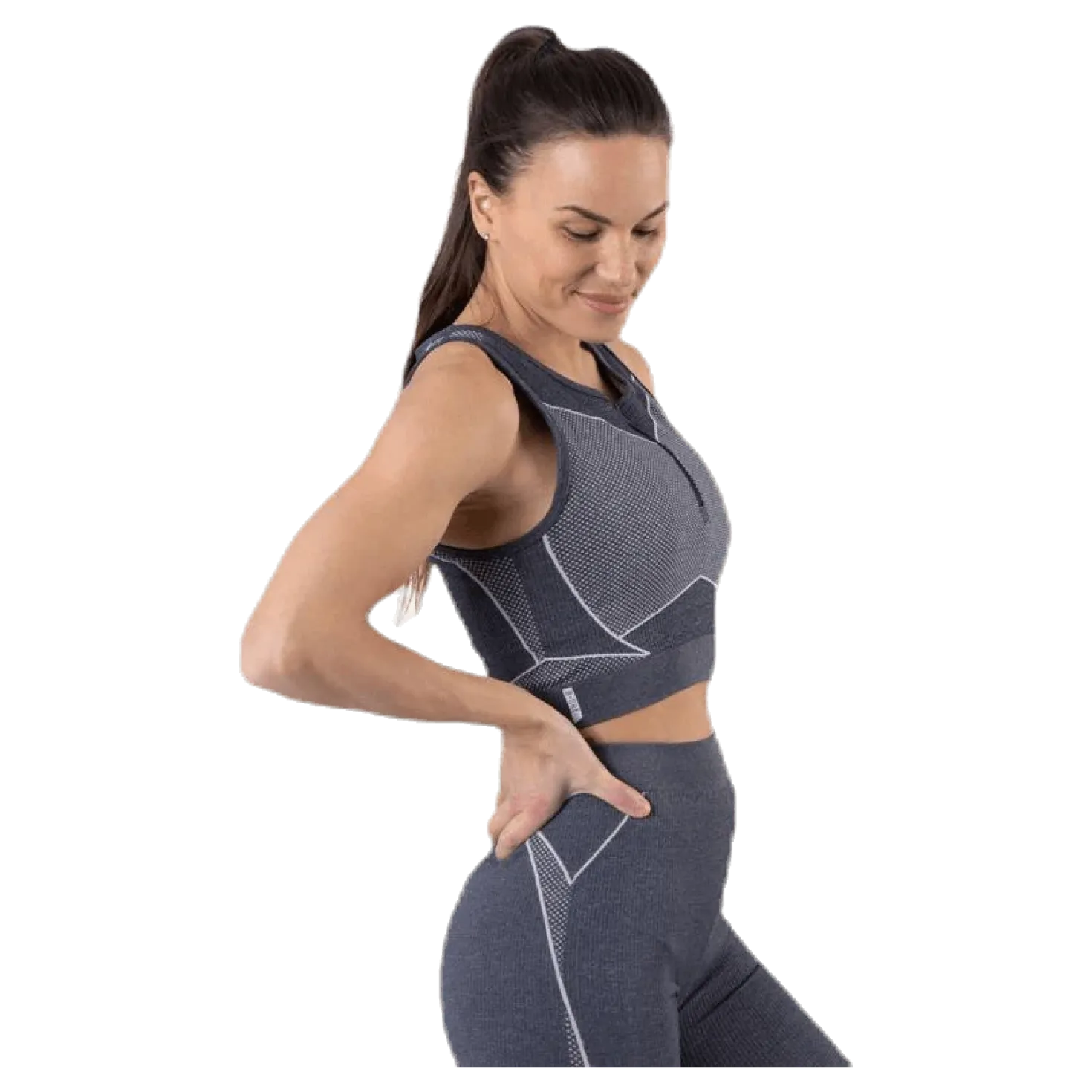 Fifi Life Circular Sports Bra Blue
