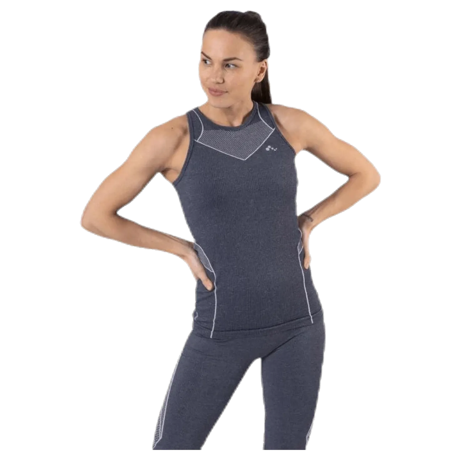Fifi Life Slim Circular Sl Tank Blue