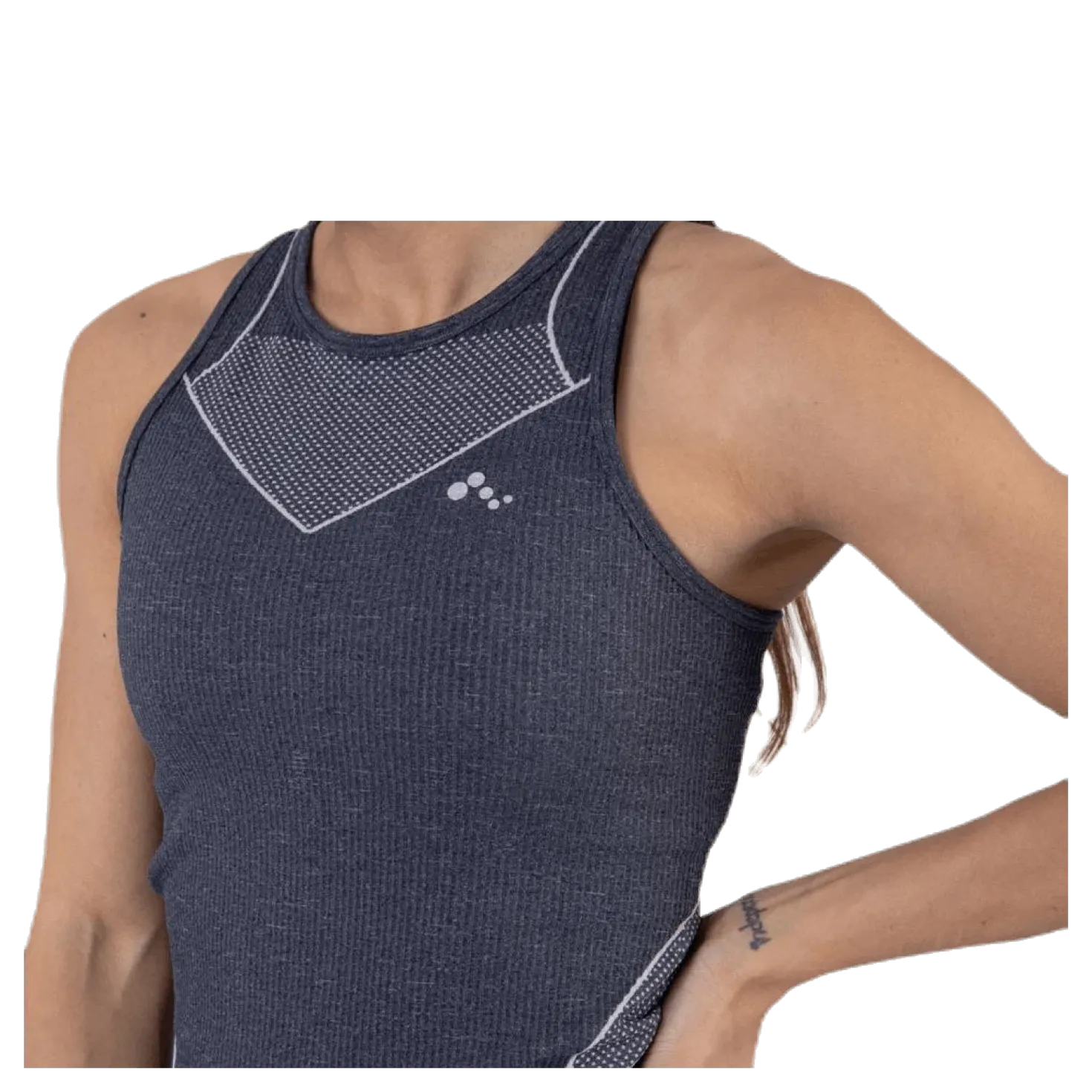Fifi Life Slim Circular Sl Tank Blue