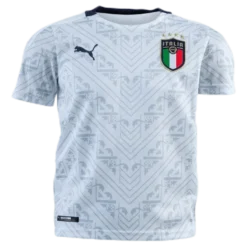 FIGC Away Shirt Replica Junior Blue/White