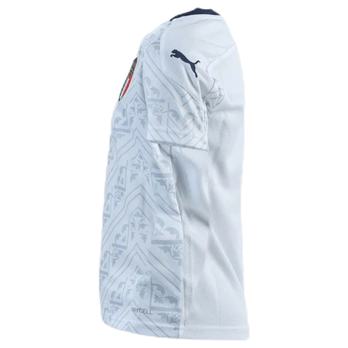 FIGC Away Shirt Replica Junior Blue/White