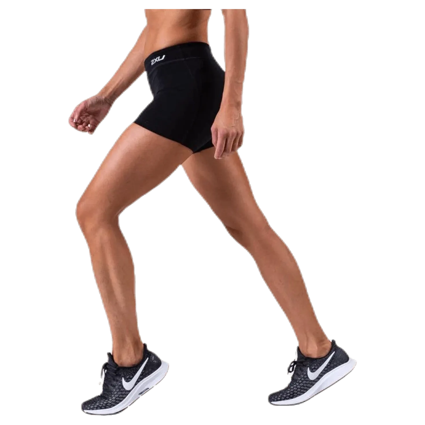 Fitness Comp.4 Inch Shorts Black/Silver