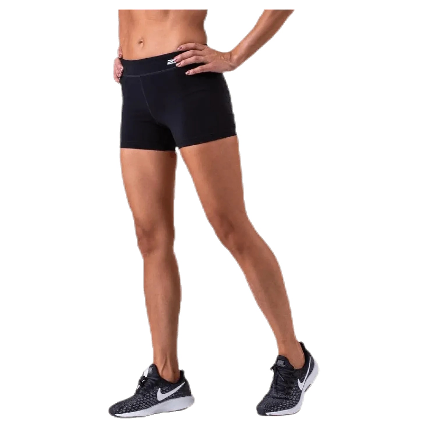 Fitness Comp.4 Inch Shorts Black/Silver