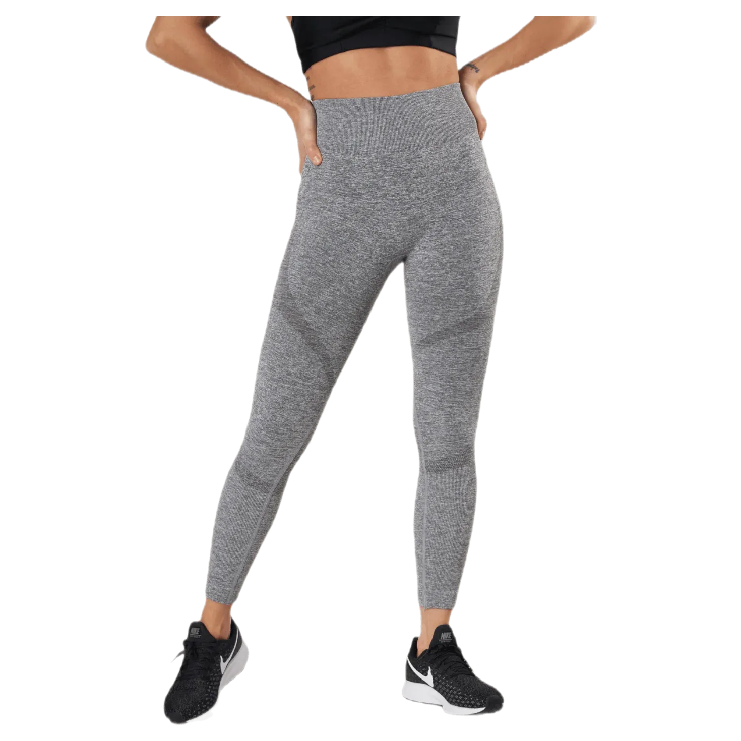 Fitness Melange Tights Grey