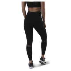 Fitness Mesh Knit Tights Black