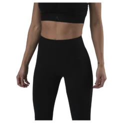 Fitness Mesh Knit Tights Black