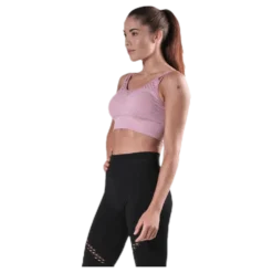 Fitness Seamless Mesh Bra Pink