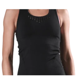 Fitness Seamless Mesh Tank Black