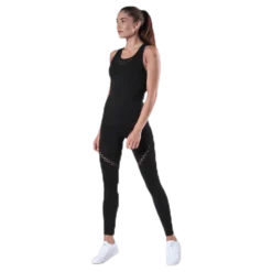 Fitness Seamless Mesh Tank Black