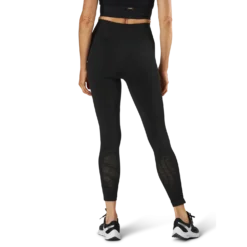 Fitness Seamless Mesh Tights Black