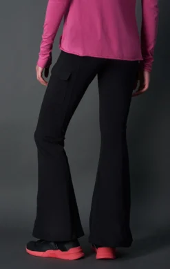 Flare Cargo Leggins Black Beauty