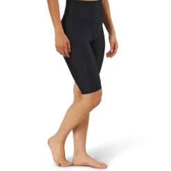 Flatter High Waist Biker Shorts Black