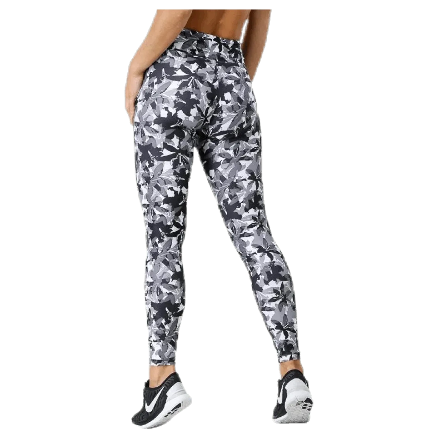 Flattering AOP Tights Grey
