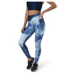 Flattering Keira Printed Tights Blue