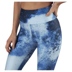 Flattering Keira Printed Tights Blue