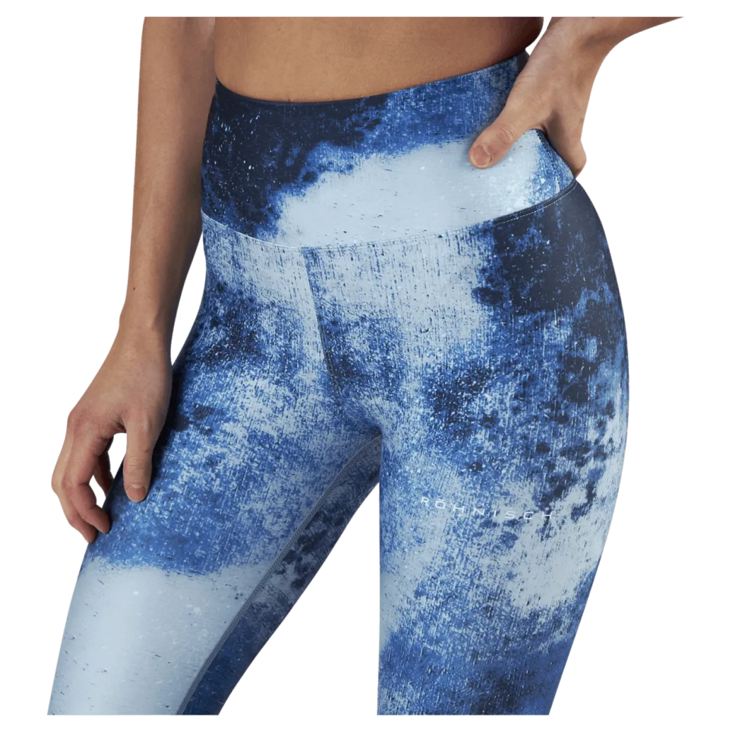 Flattering Keira Printed Tights Blue