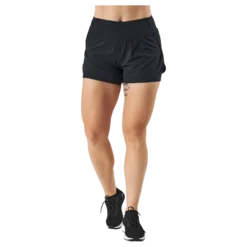 Flex Woven 2-in-1 Short Black